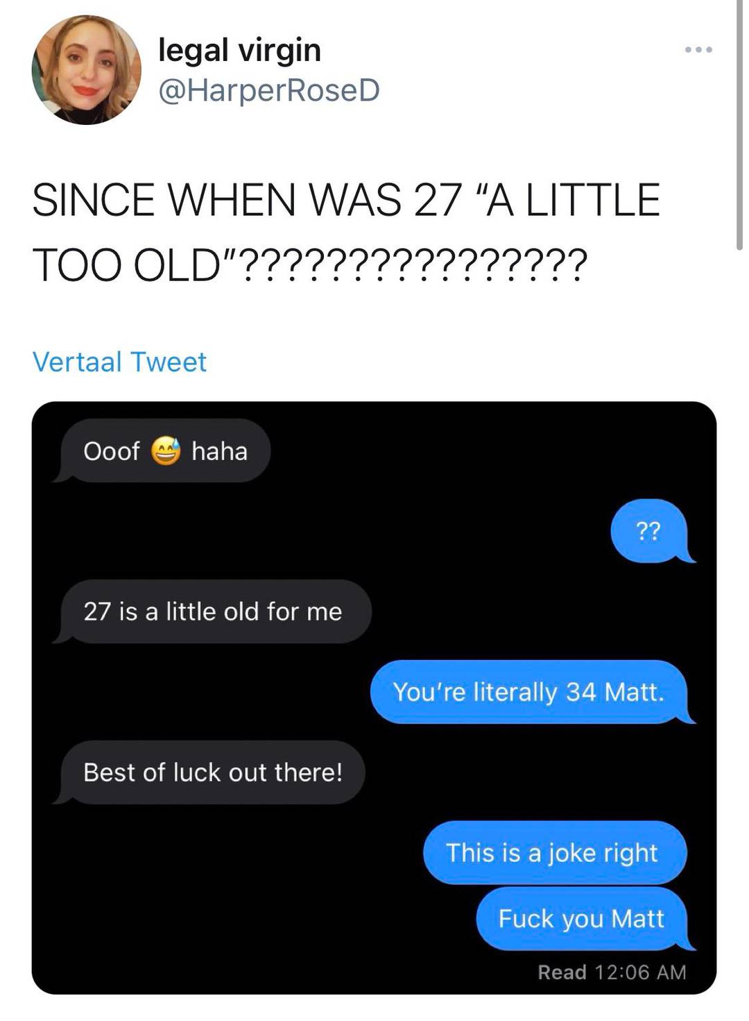 She dodged a massive bullet here.