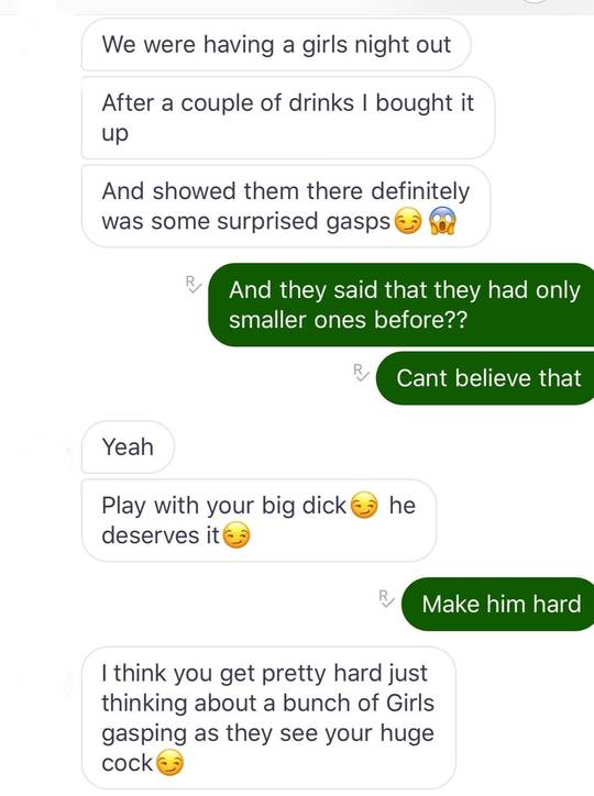 She shows my dick to her friends