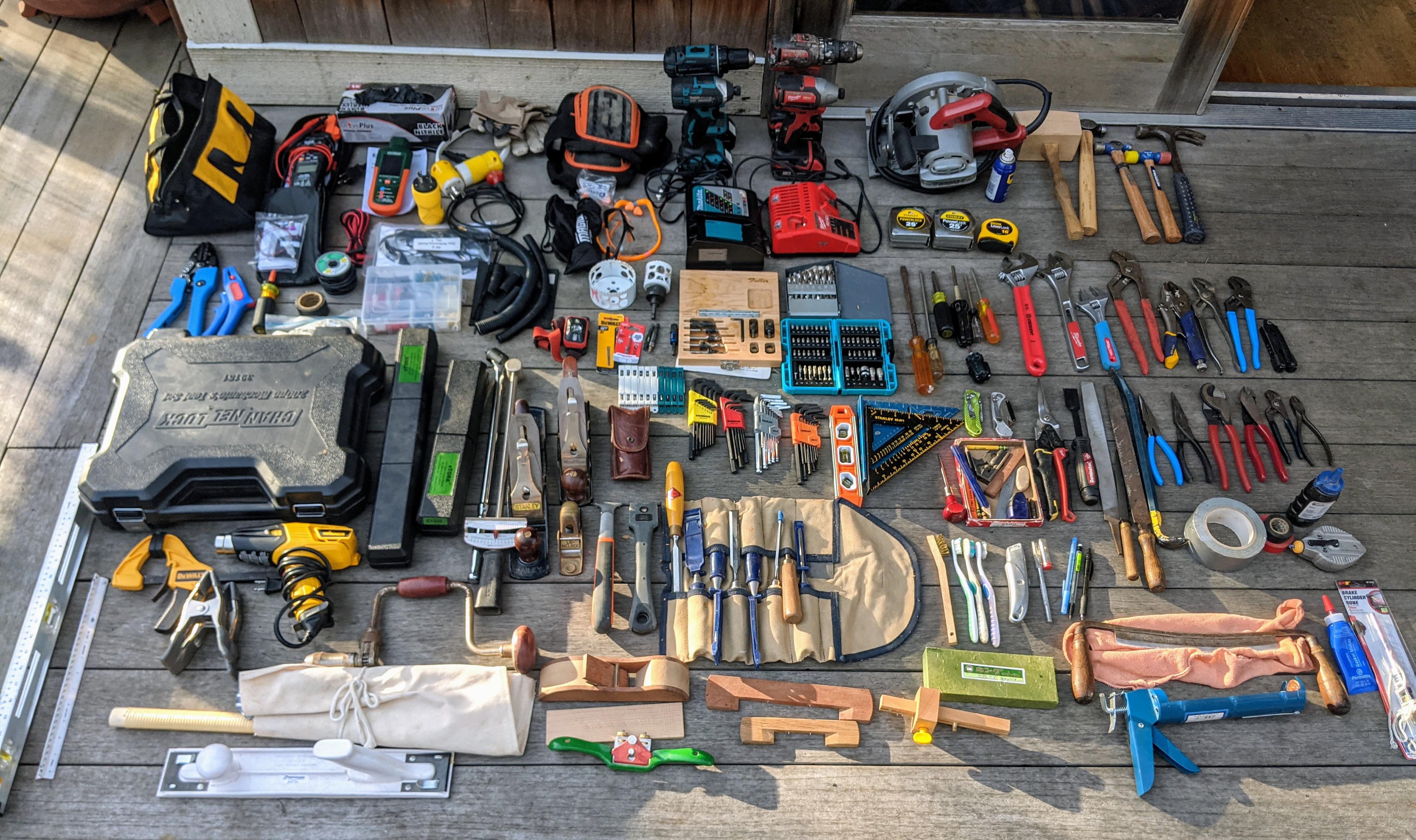 Shipwright's toolkit (partial) | Scrolller