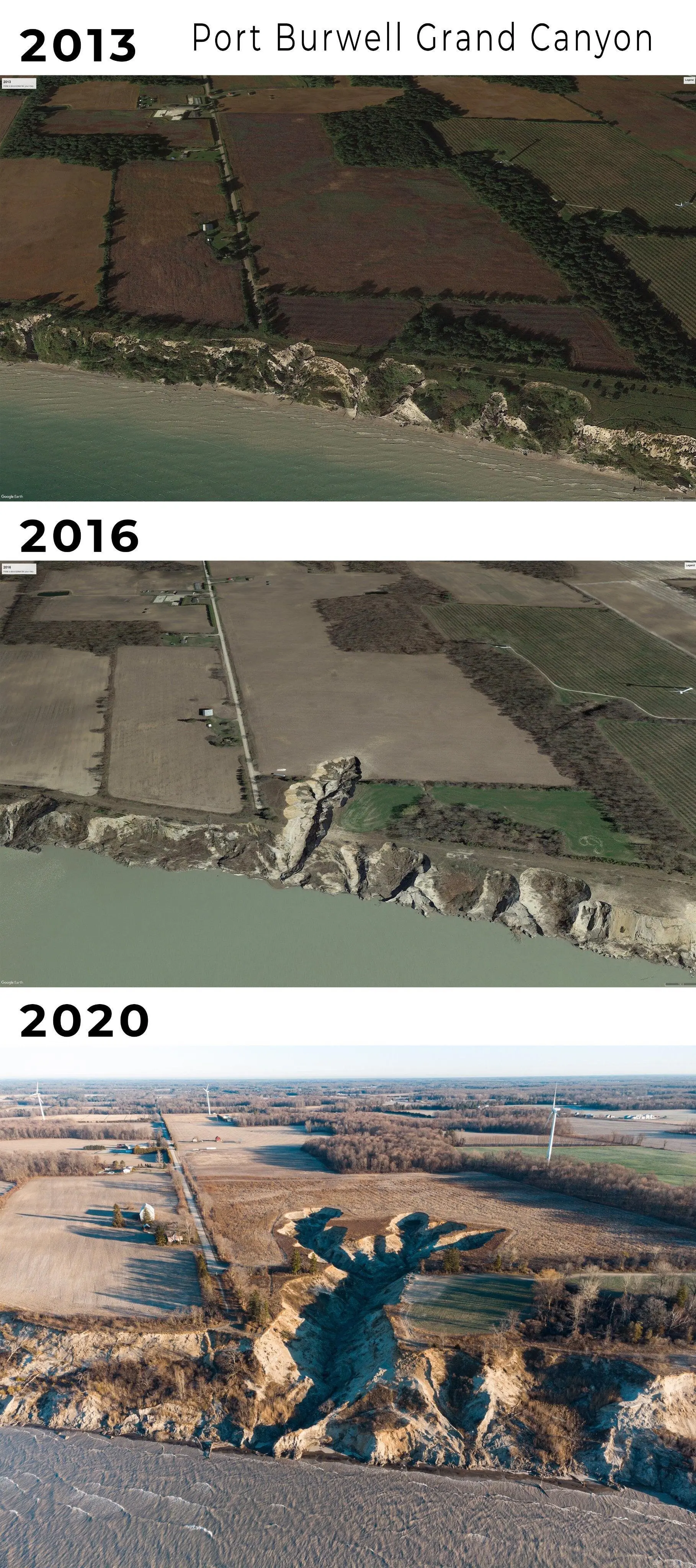 Shocking timeline showing the immense growth of the Port Burwell Grand ...