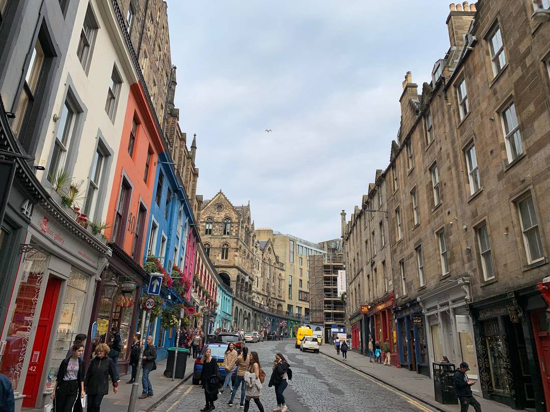 Shot of Victoria Street not blocked off by Fast and the Furious filming. Thanks Edinburgh for a great time