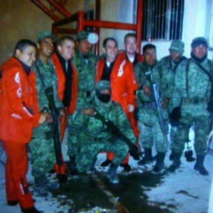 Sinaloa Cartel sicarios posing with Los Alegres Del Barranco while ...
