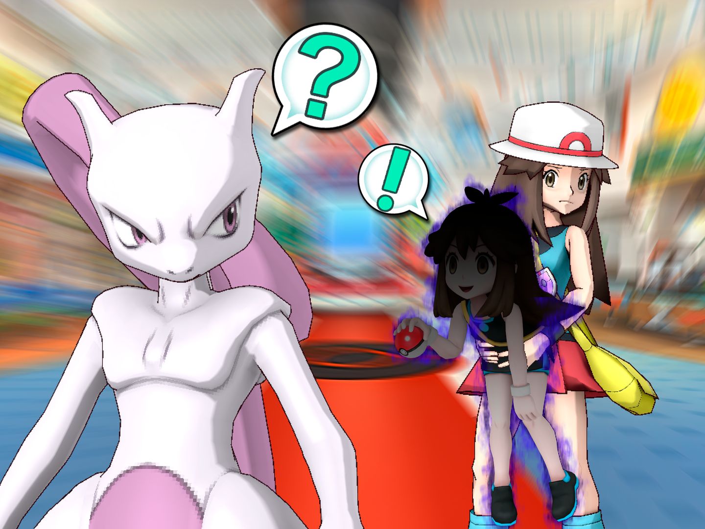 Since Leaf and Green are unique characters now, imagine the day Green arrives to Pasio