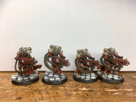 Sisters of Battle Heavy Bolter Retributors done
