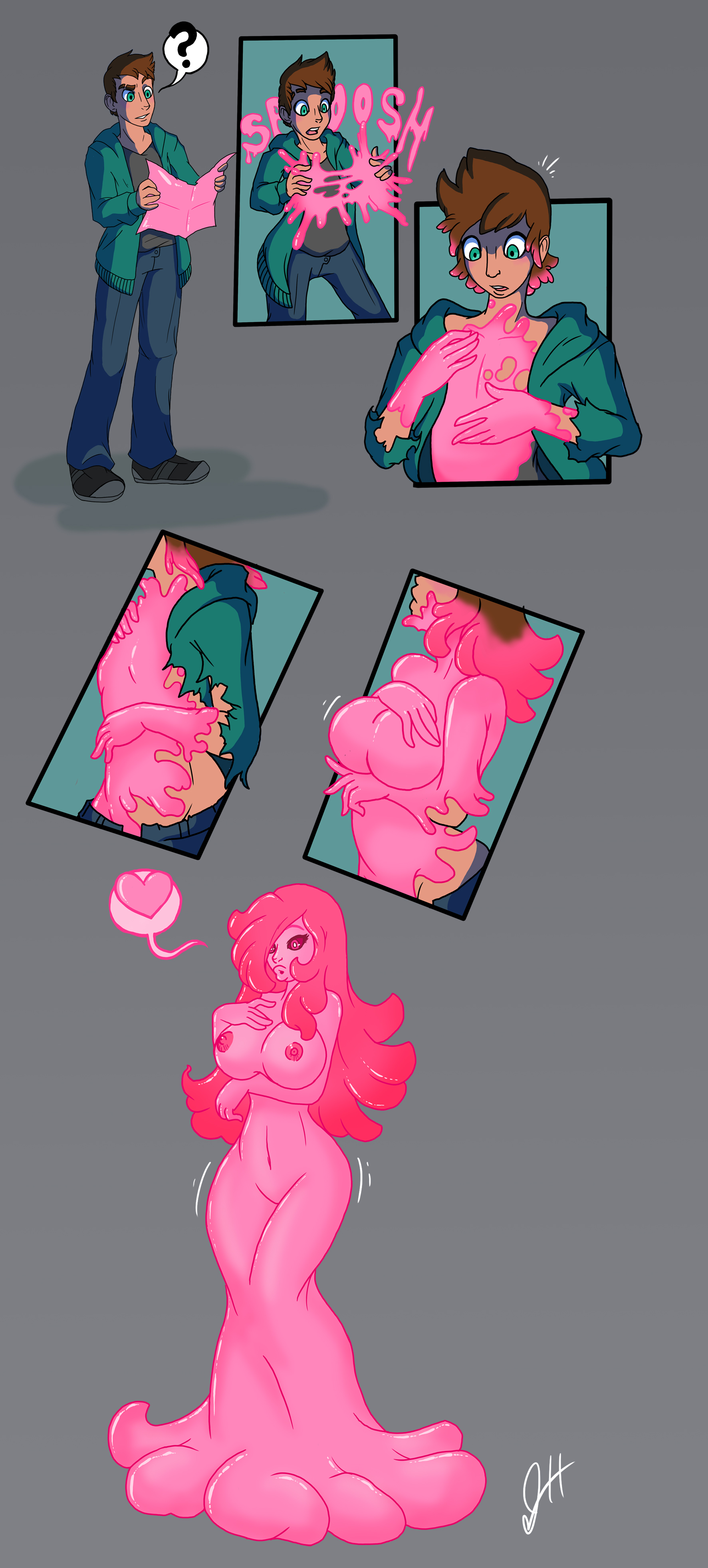[M Human -&gt; F Slime Girl] [MTFTGTF] by Wrenzephyr2 
