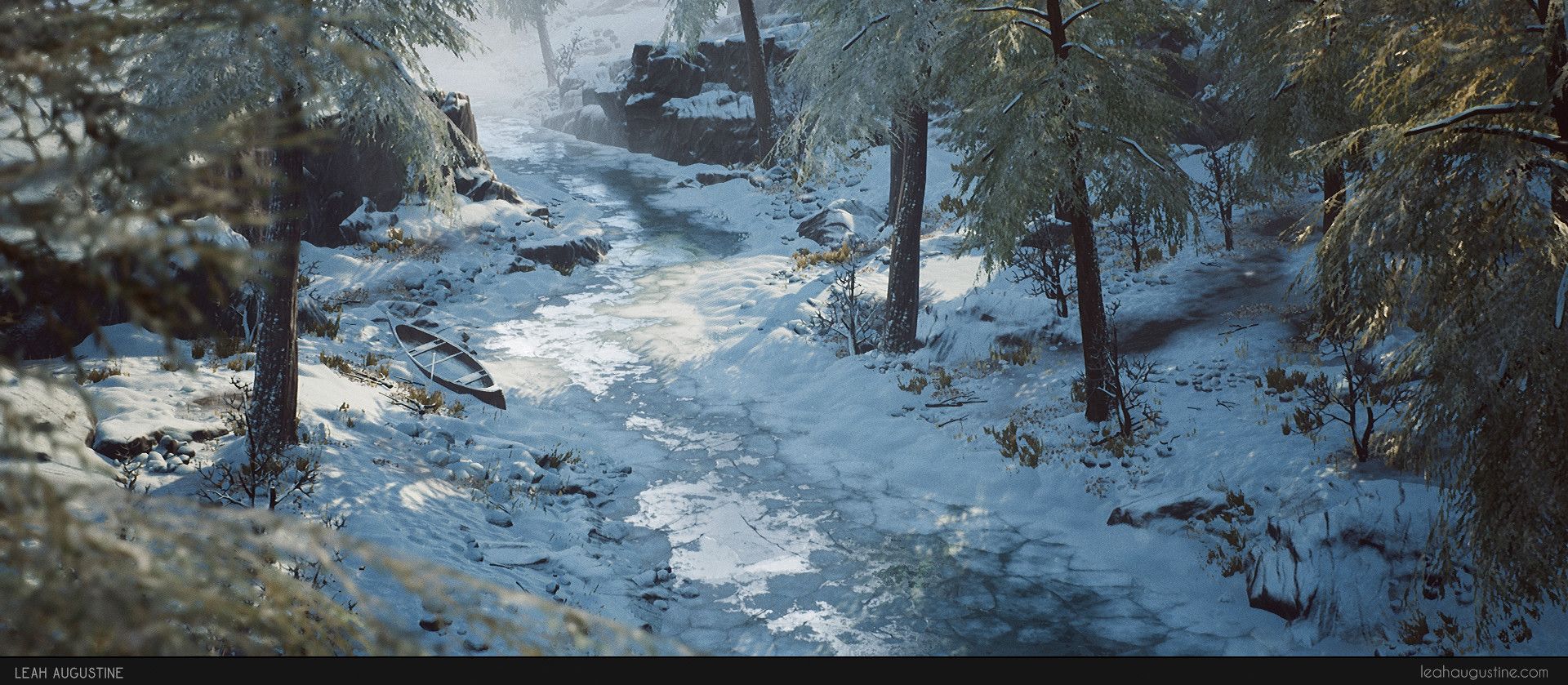 "Snowy Forest" by Leah Augustine
