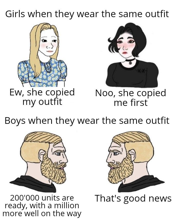 So, they r making fun of people who complain about this meme, likeew