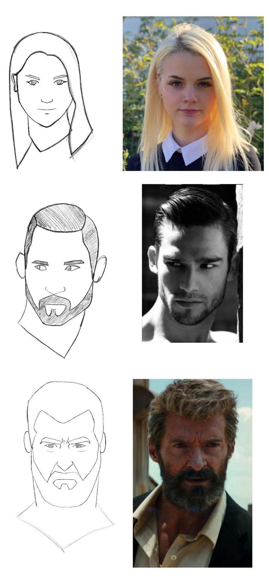 Some attempts at faces