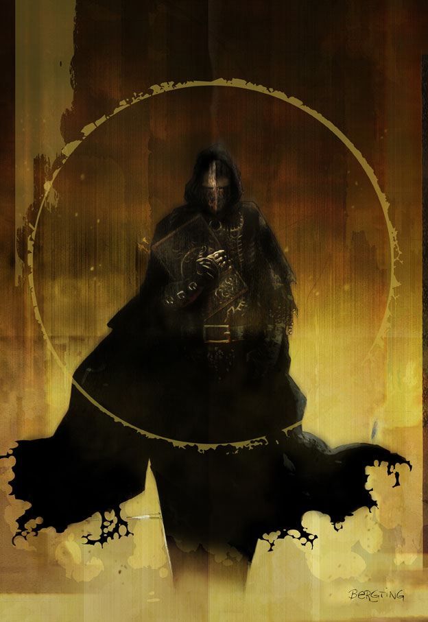 Some cool Necromancer artwork. Does anyone know what artstyle this is? [Author Credit:Peter Bergting]