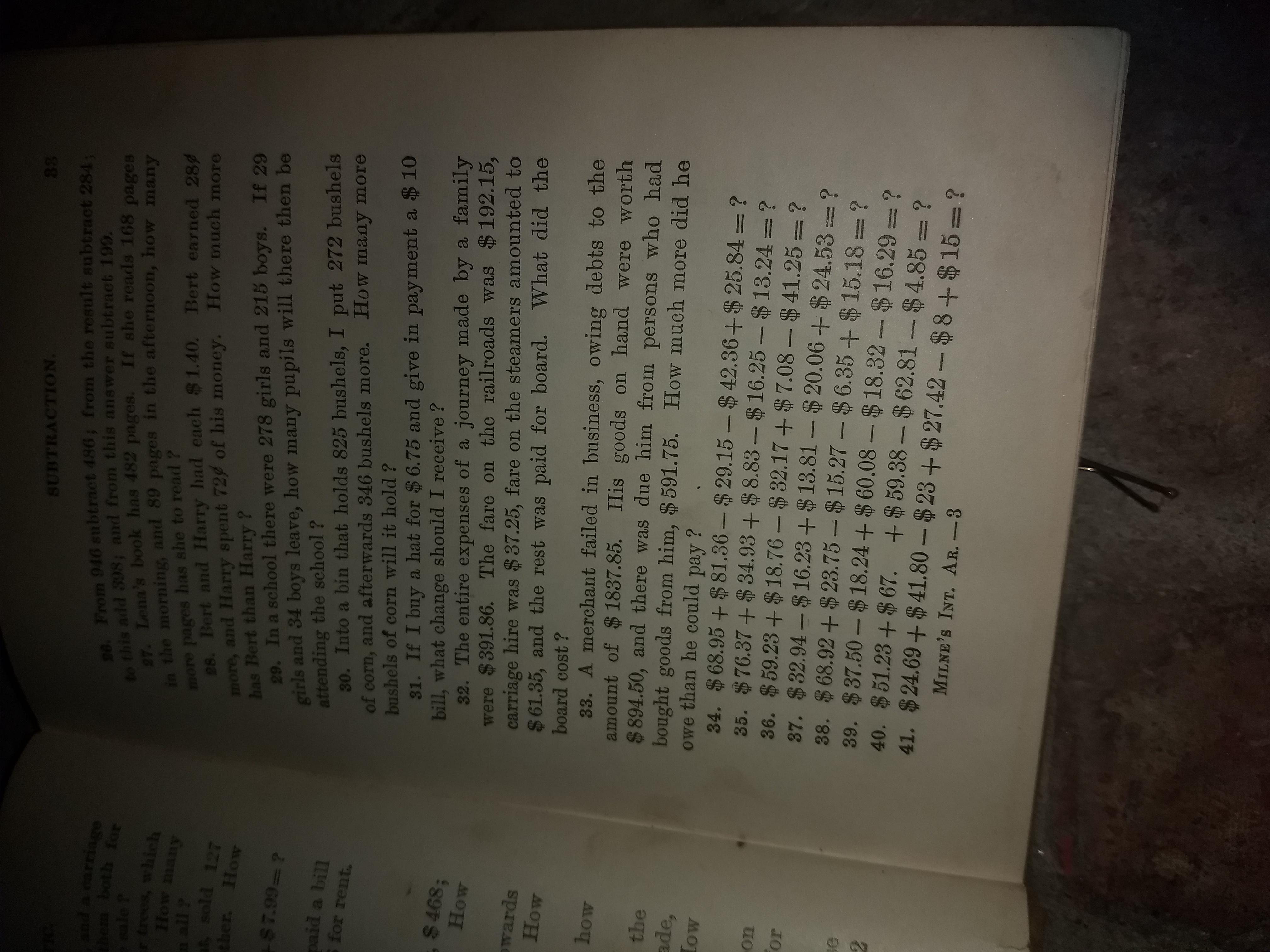 Some old math book from 1900 | Scrolller