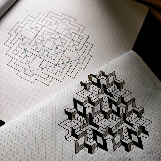 Some recent gridded ideas for patterns [OC]