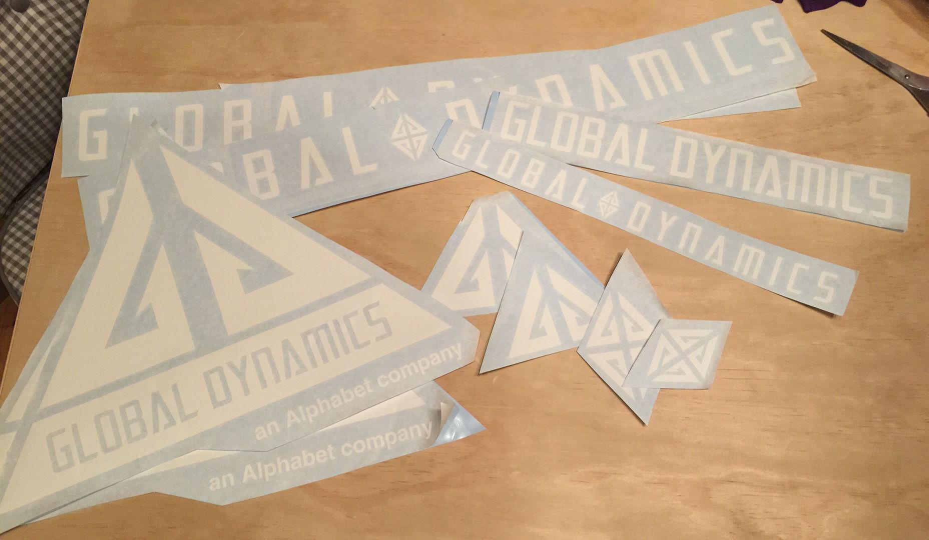 Some vinyl cuts for a work in progress