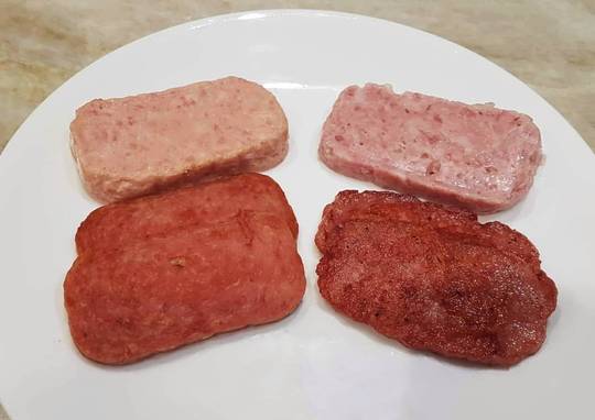 Someone has been reporting a lot of posts as spam... so I thought I'd make an actual spam post! Homemade "arti-spam" is on the right (recipe in comments).