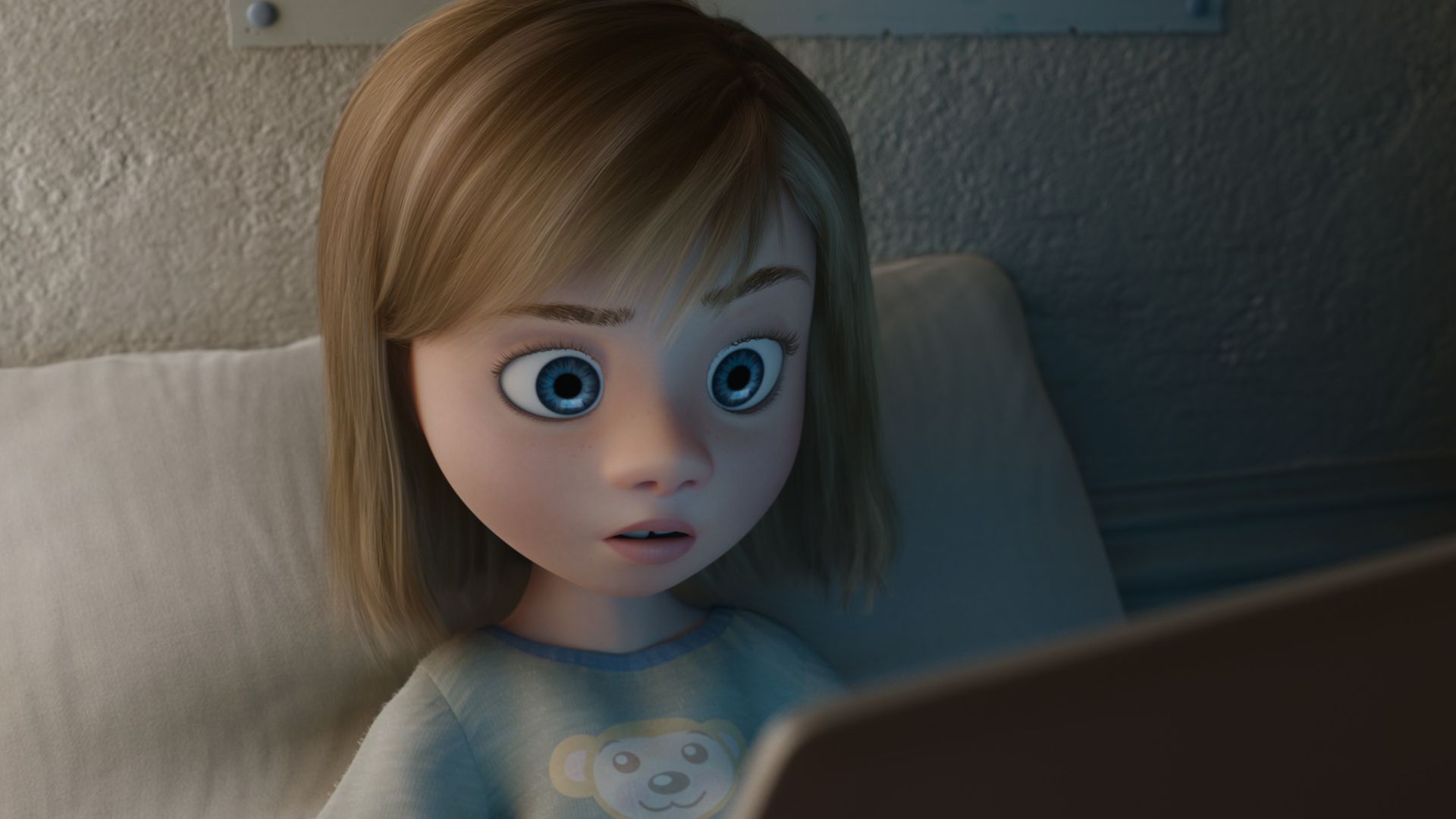 Something you might not have noticed until the 4K release: Riley has ...