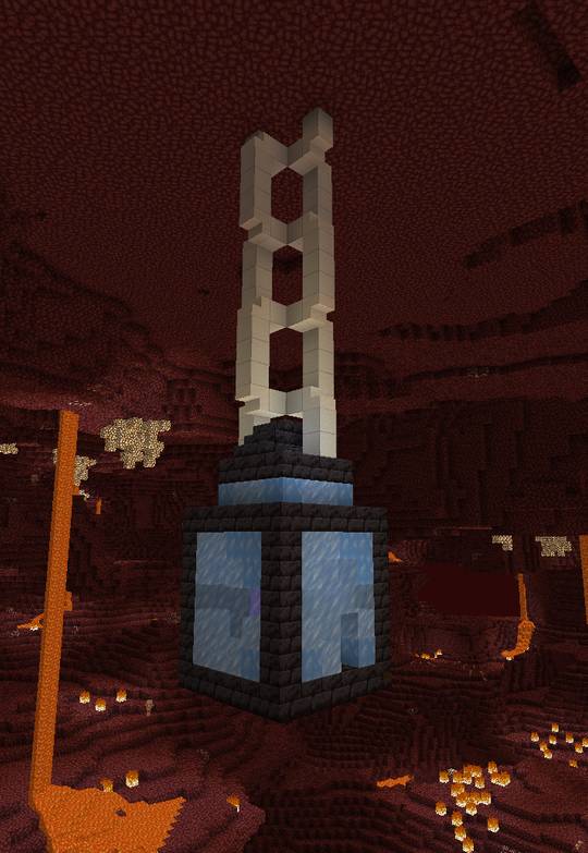 Soul Lantern Hanging Nether Portal Design