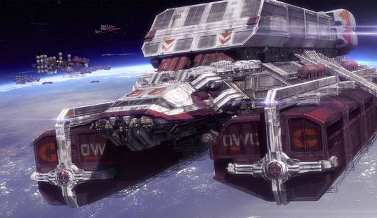 Space Freighter by Frank Capezzuto III
