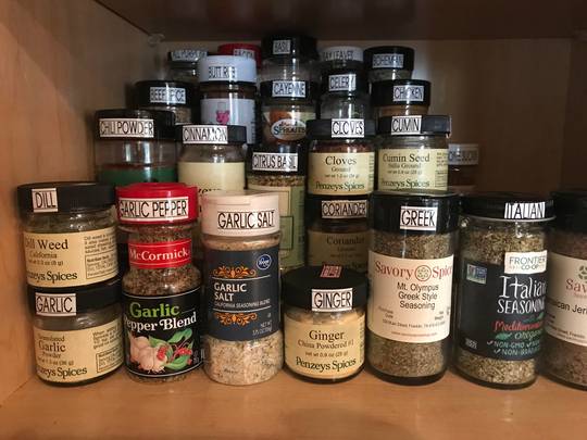 Spices! Add top label!