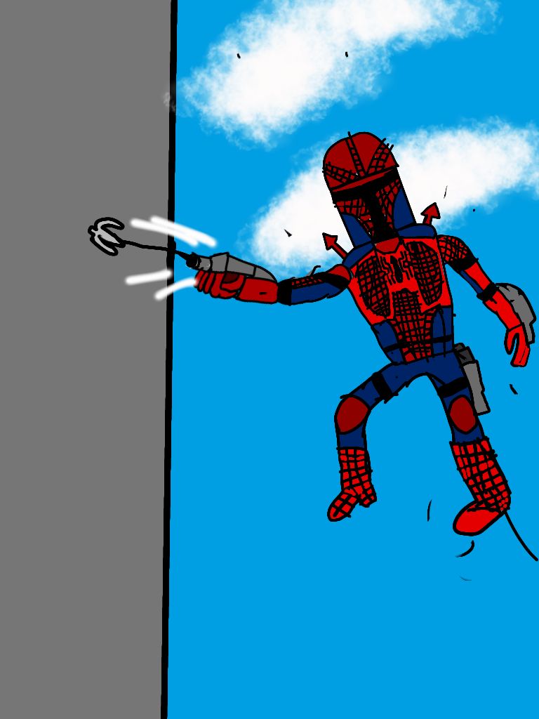 Spider Man as A Mandalorian