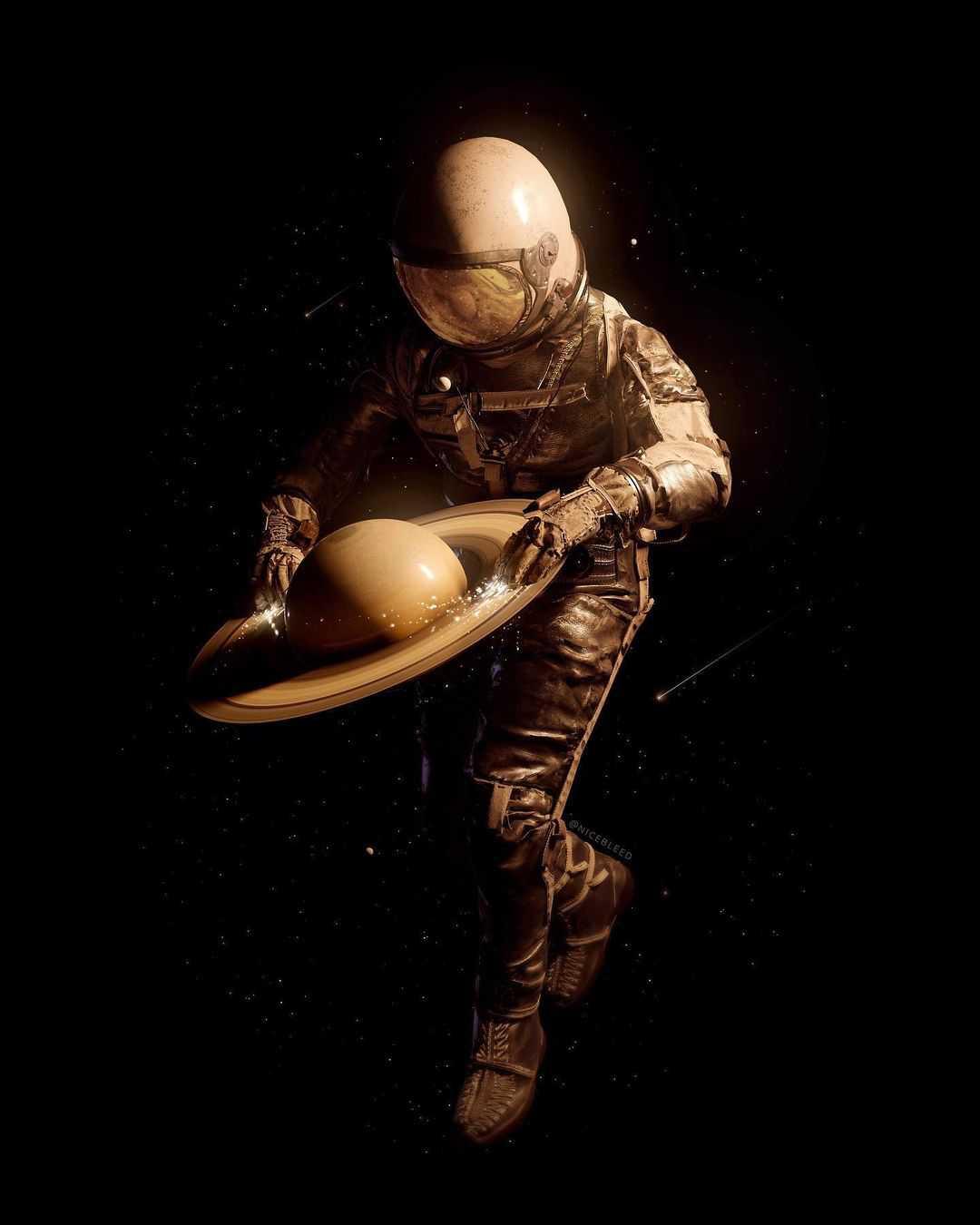 Spinning Saturn, NiceBleed, Digital, 2020.