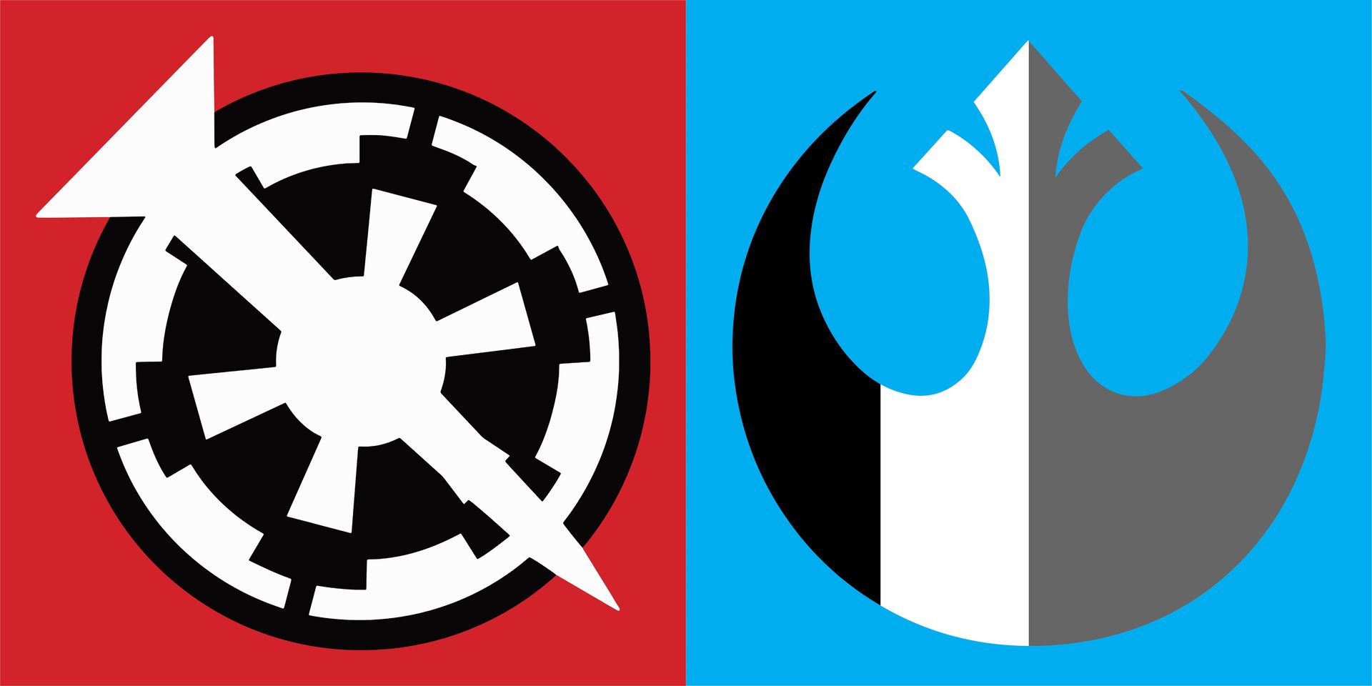 Star Wars Flag Logos