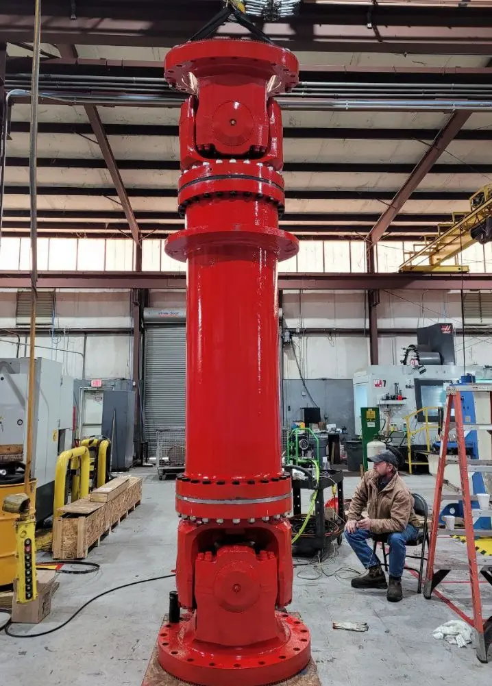 Steel plate mill - vertical edger stand - universal joint driveshaft ...