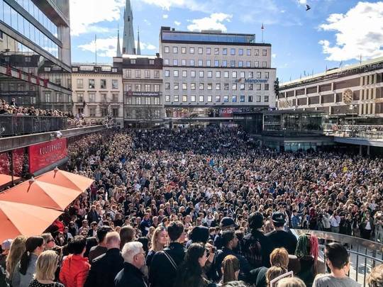Stockholm right now.