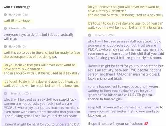 STOP TELLING VIRGINS TO WAIT TIL MARRIAGE