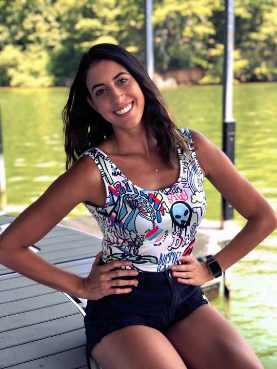 Stunt Double/actress Caitlin Dechelle known for playing The Pathologist on Teen Wolf