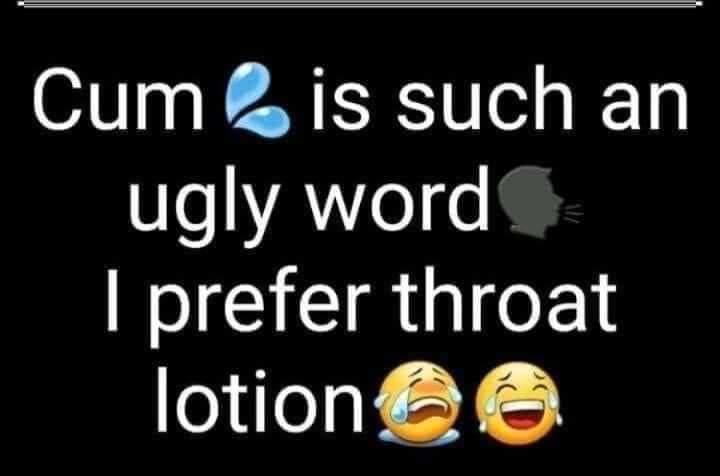 Such a soothing word...