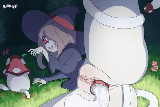 Sucy testing her new potion (Bard-bot)