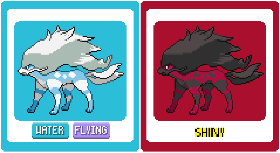 Suicune Regional Variant Water/Flying type