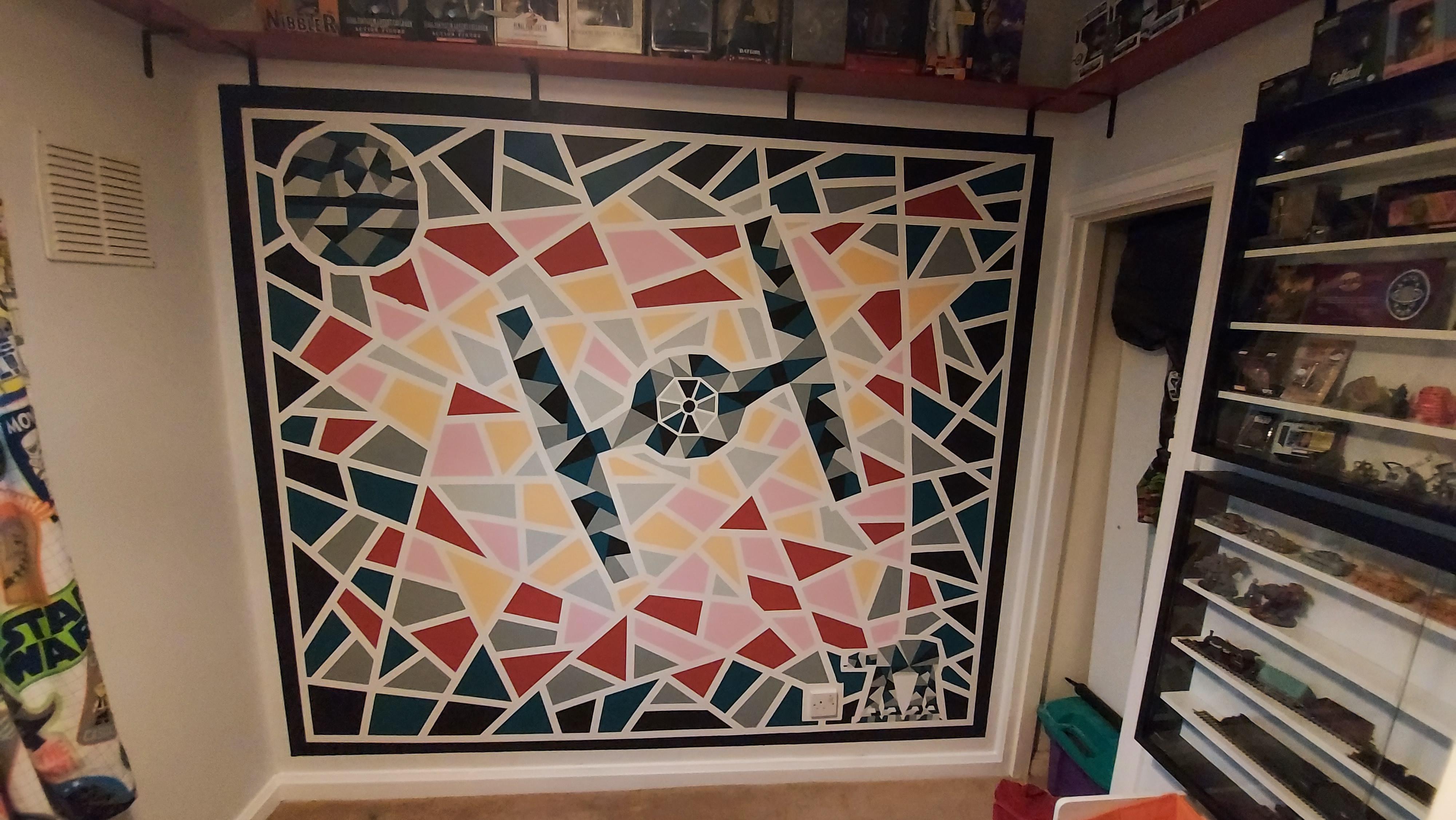 Super proud with how my geek den feature wall turned out! | Scrolller