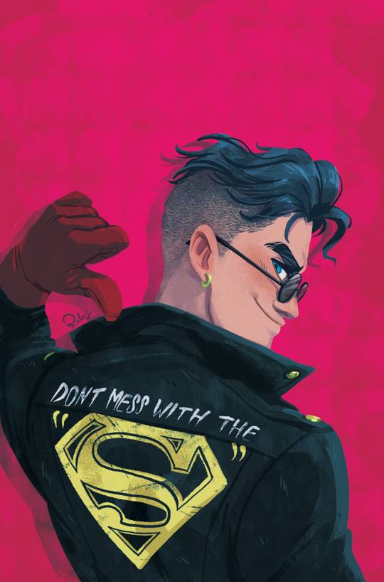 Superboy's new jacket, fanart by Babs Tarr