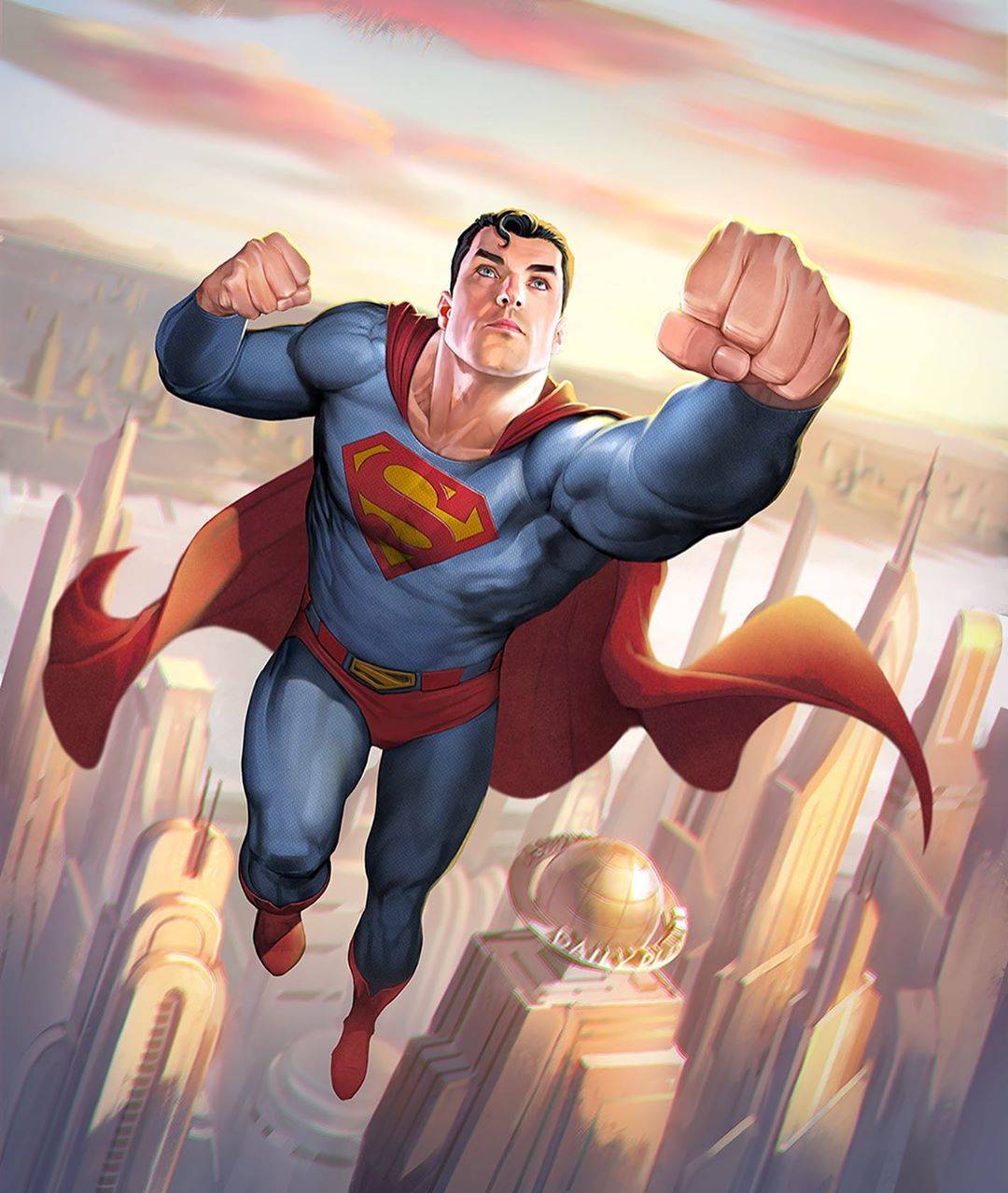 Superman: Man of Tomorrow art by David Nakayama