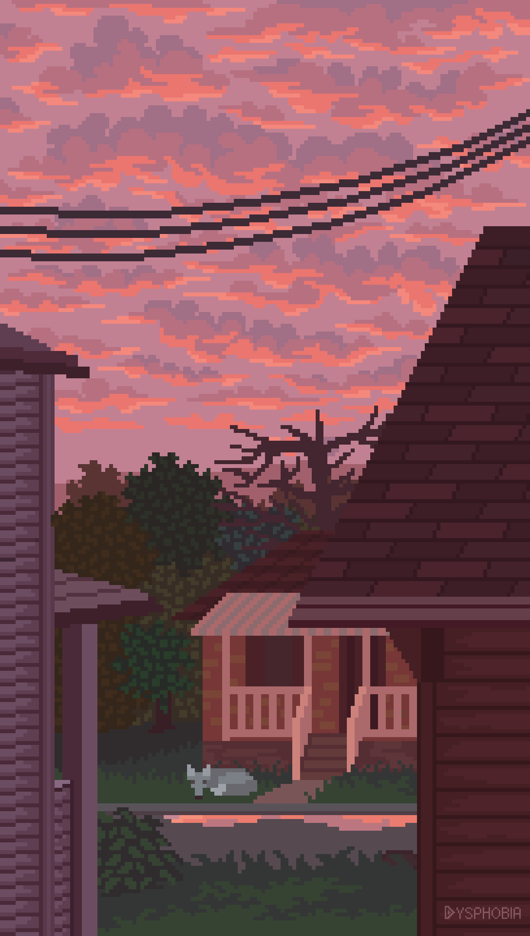 Sweet Evening - Me, Pixel Art, 2020
