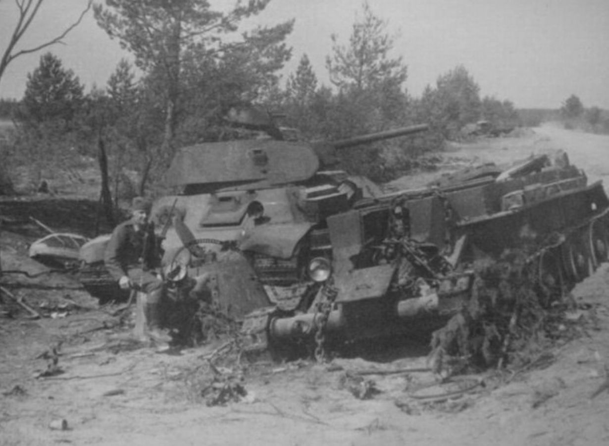 T-34 and BT-7 wreck