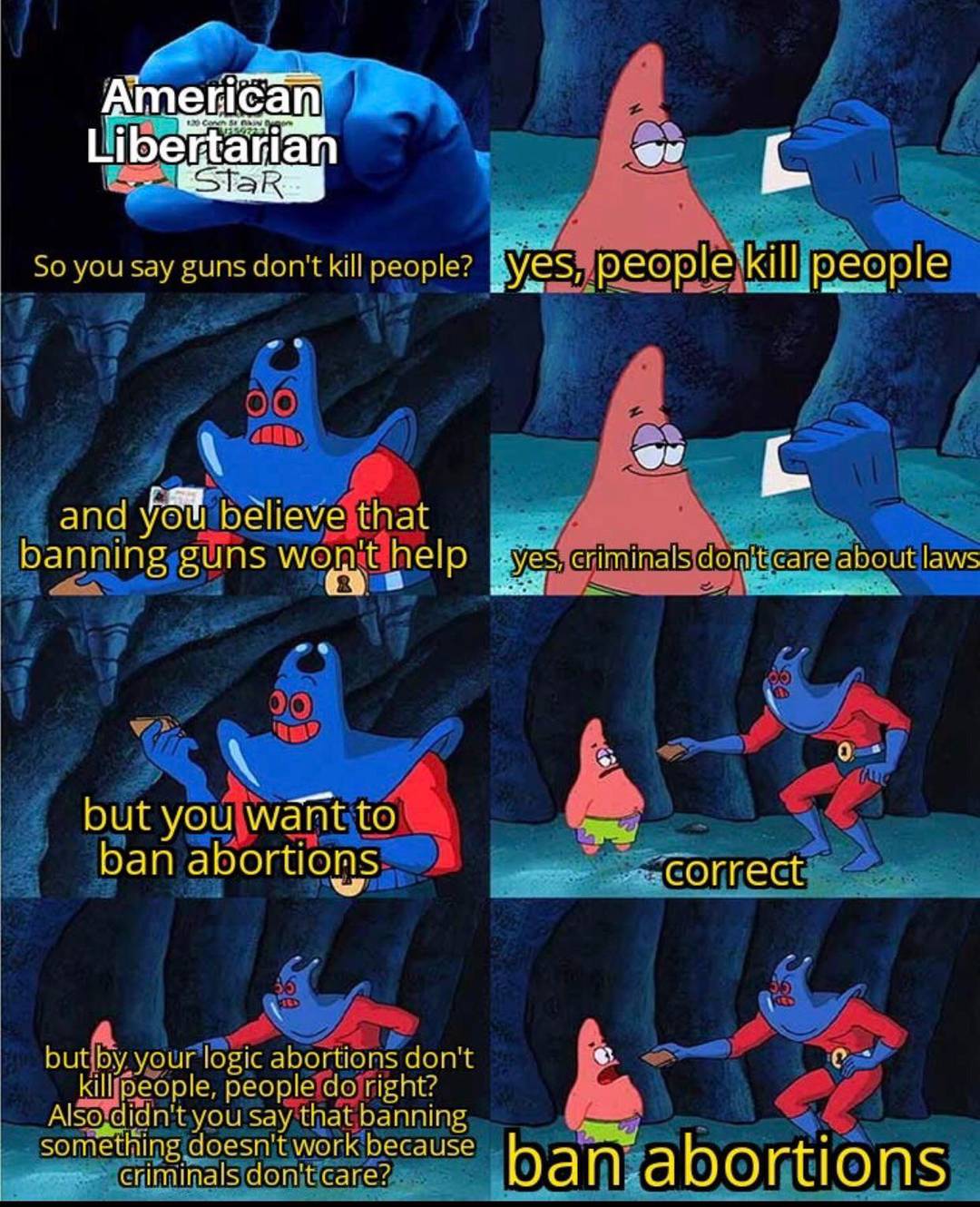 Talk about false equivalency