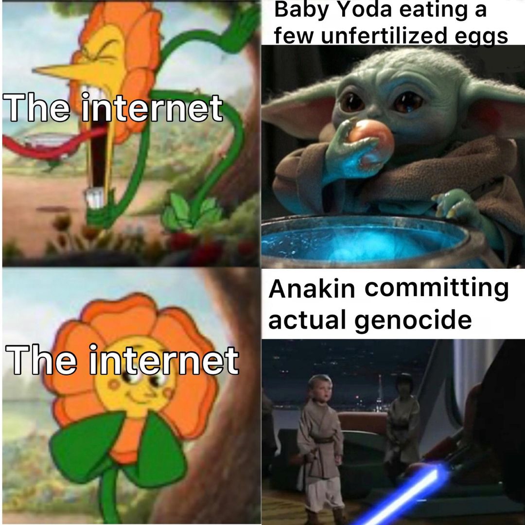 Technically, it’s Anakin’s second time committing genocide