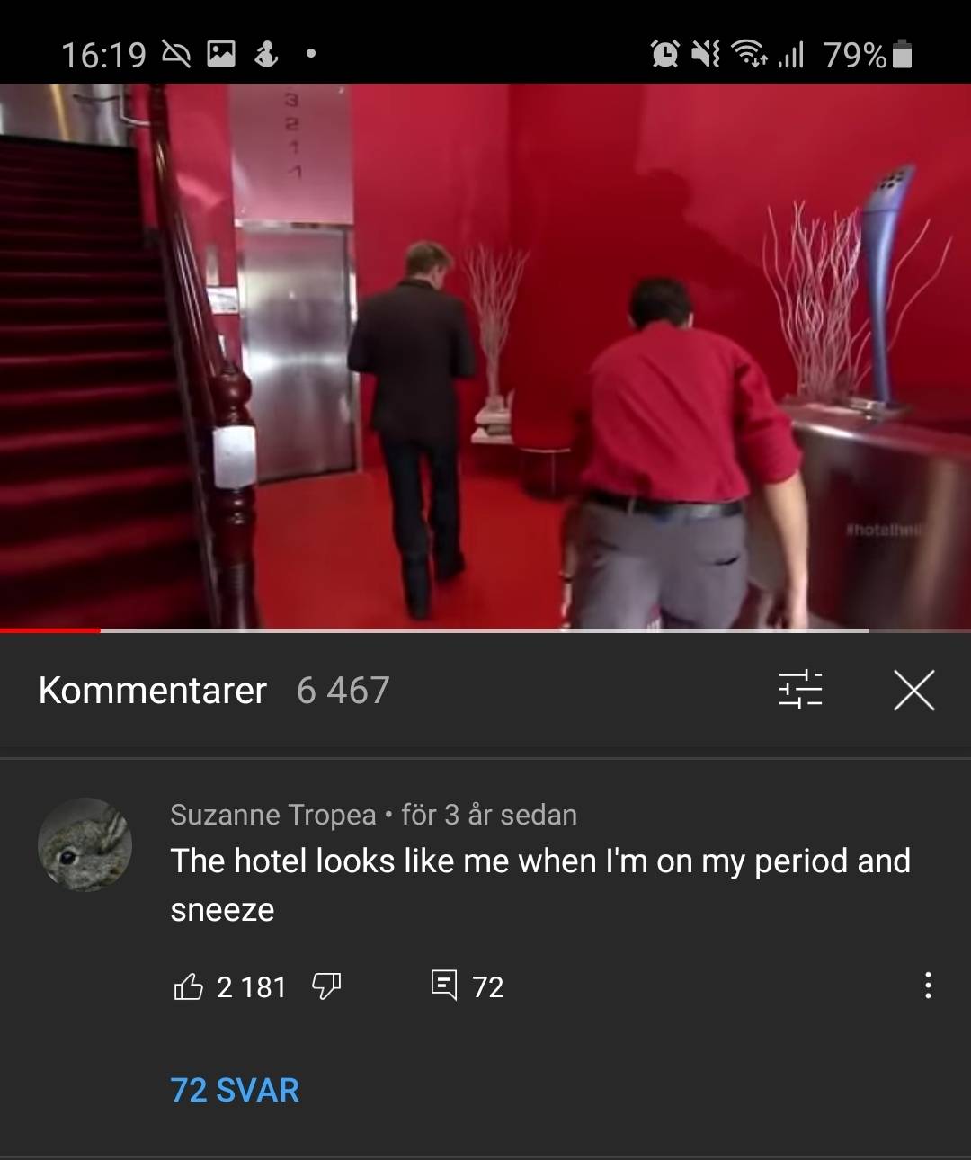 Thanks, I hate comments on Hotel Hell