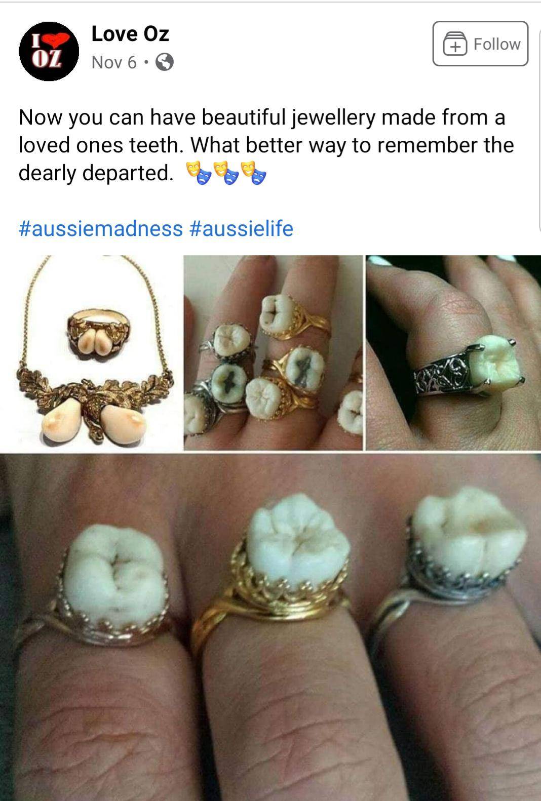 Thanks, I hate teeth