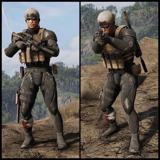 Thanks to TU2, I have an almost perfect MGS4 Old Snake!