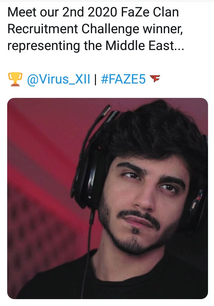 The 2nd FaZe5 winner is FaZe Virus #FaZeUp