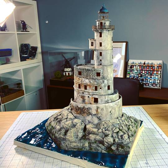 The abandoned Mys Aniva Lighthouse Sakhalin Island Russia. Not finished yet