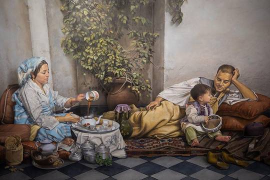 The archetypical Libyan family