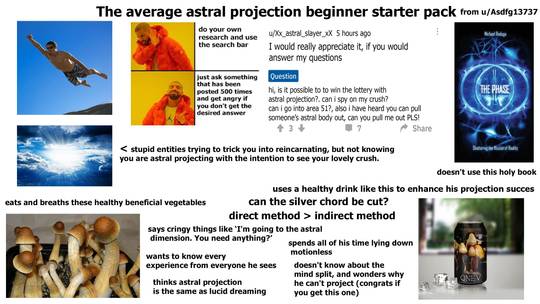 The astral projector starter pack