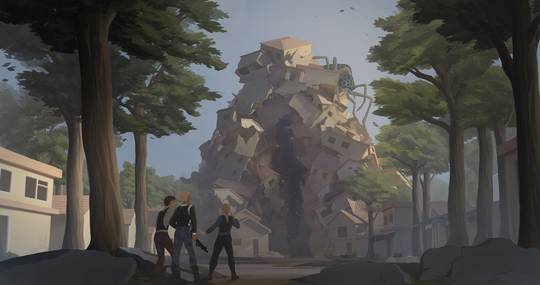 The Cave of Houses by Jenna Bom