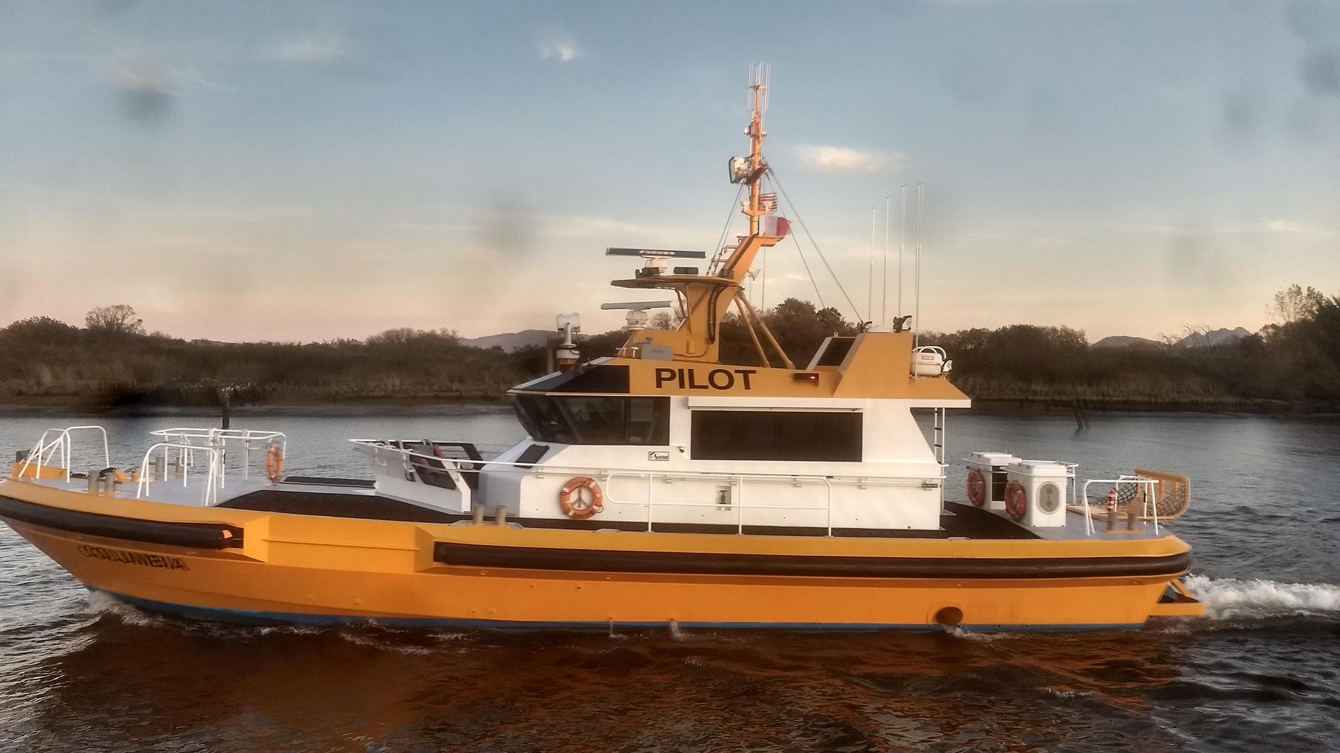 The Columbia, one of two boats used by the Columbia River Bar Pilots for pilot transfers.