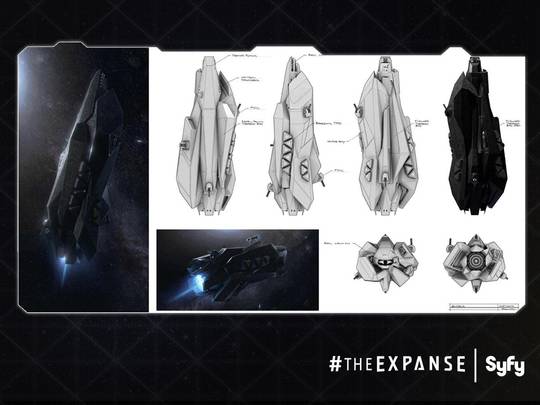 The Expanse: Stealth Ship Anubis [1200 x 900]