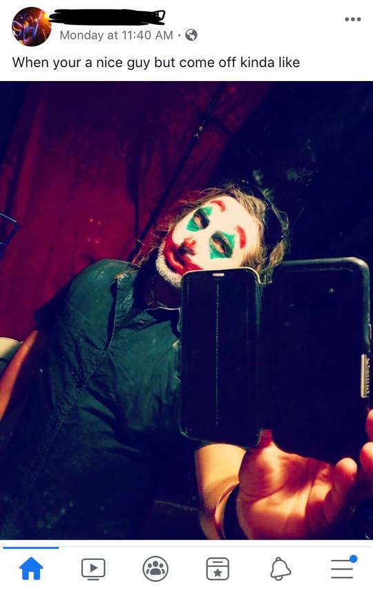 The Joker fetish strikes again