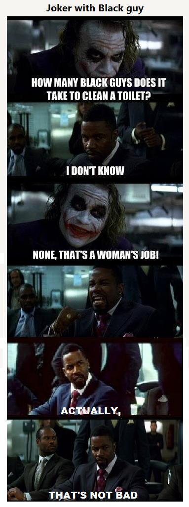 The Joker Makes A "Good" Joke